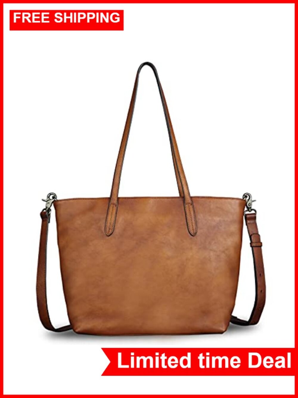 Genuine Leather Vintage Handmade Shoulder Bag Tote Crossbody